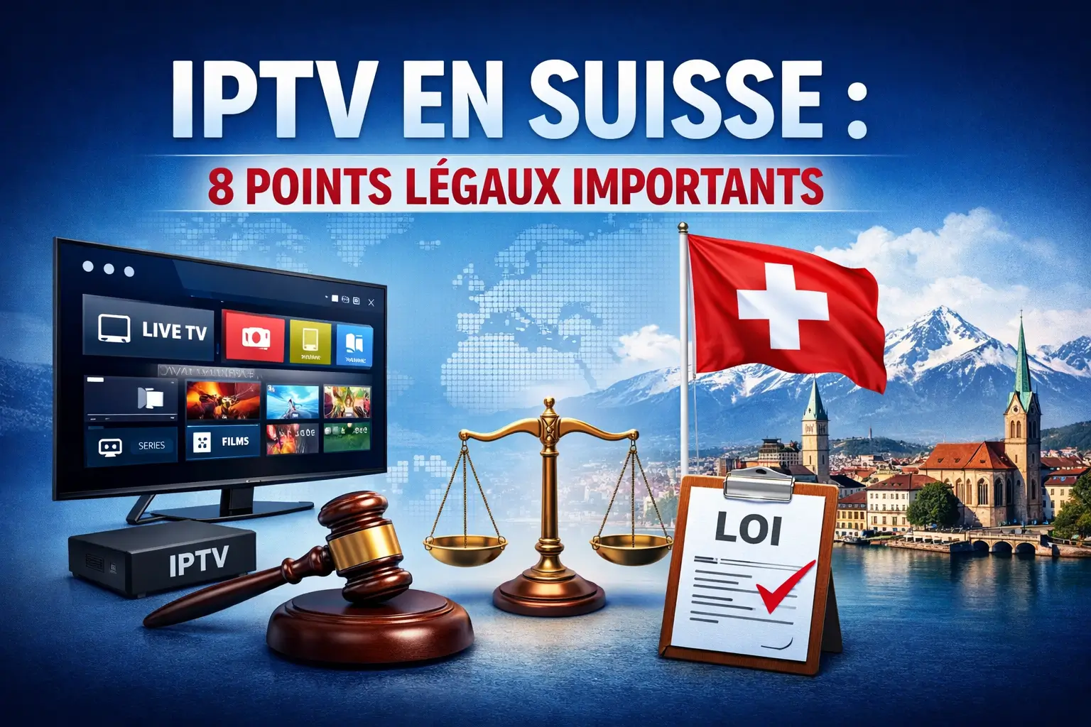 IPTV En Suisse - 8 Points Légaux Importants