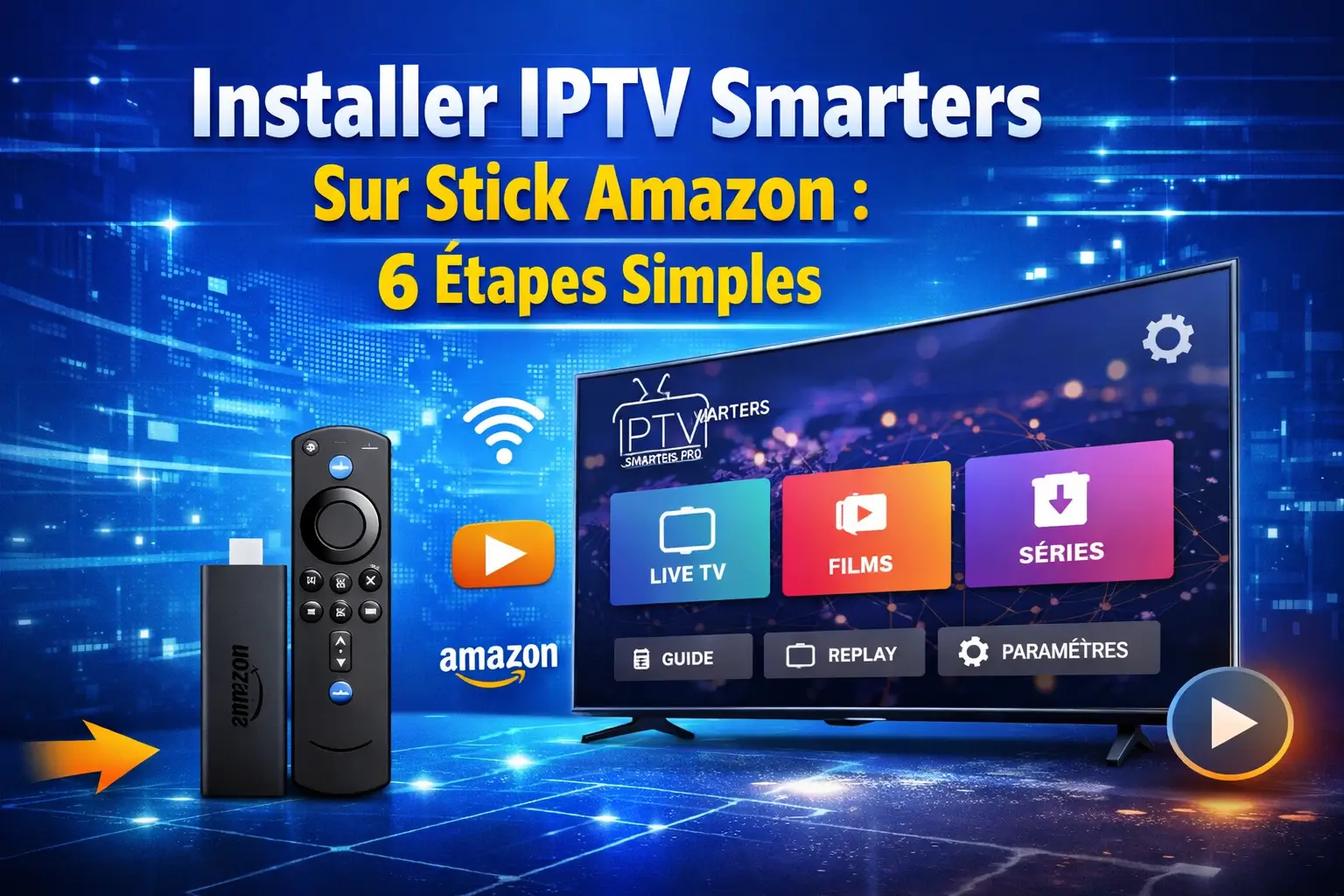 installer iptv smarter sur stick amazon
