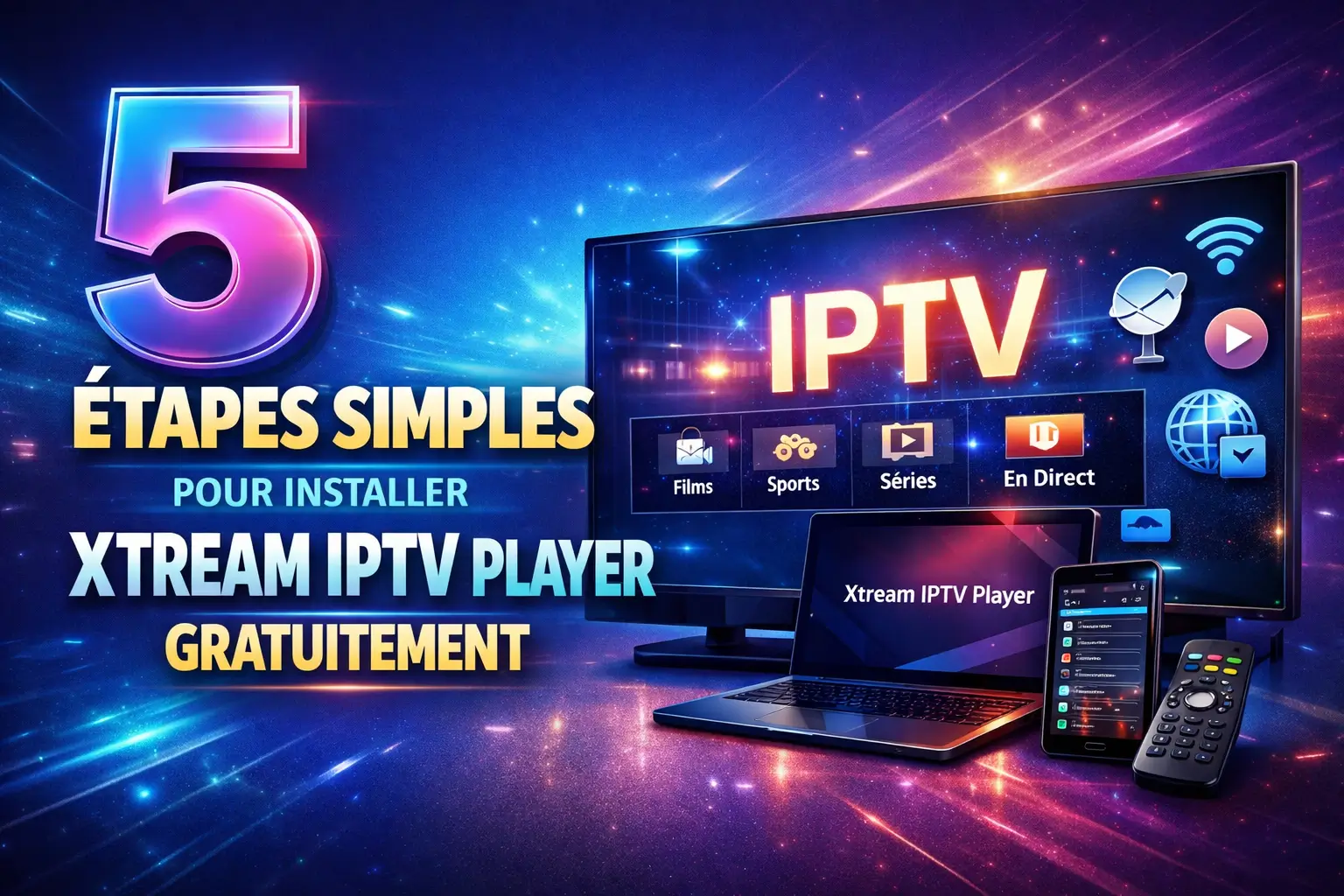 5 Étapes Simples pour Installer Xtream IPTV Player Gratuitement