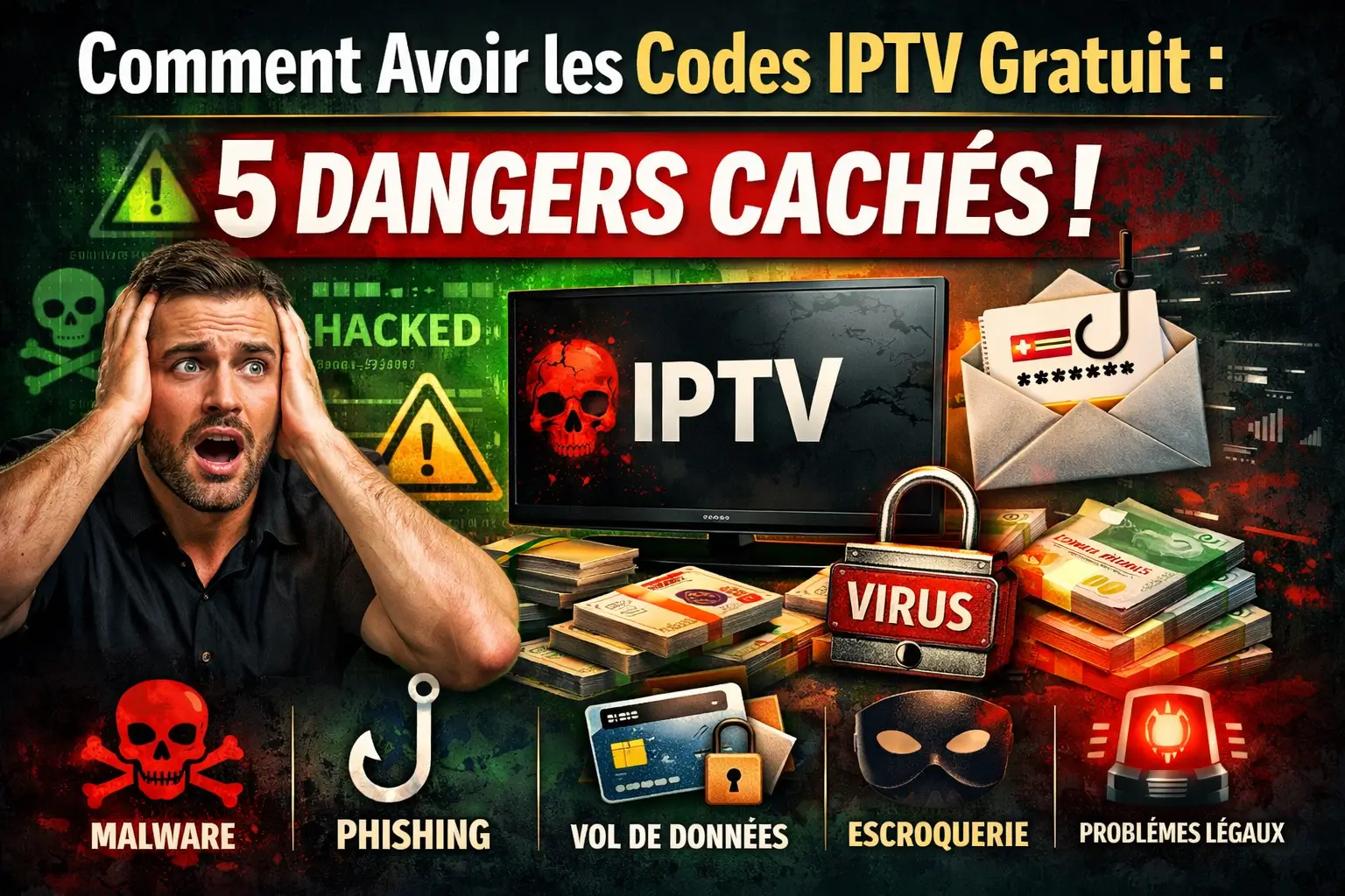 Comment Avoir les Codes IPTV Gratuit - 5 Dangers Cachés