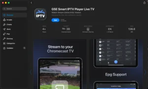 GSE Smart iptv payer app store