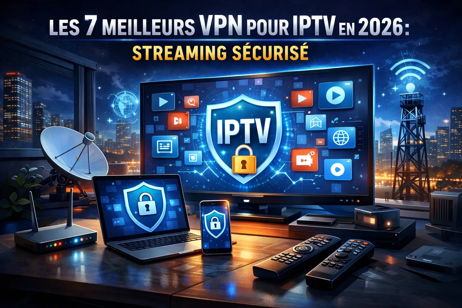 Les 7 Meilleurs VPN IPTV en 2026 - Streaming Sécurisé