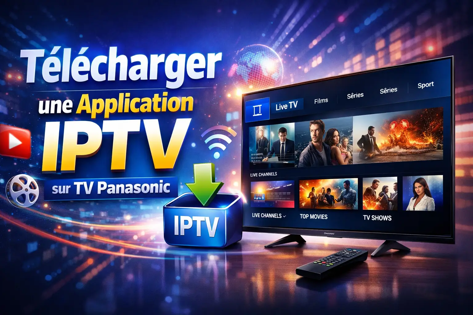 Télécharger Application IPTV sur TV Panasonic en 5 Étapes